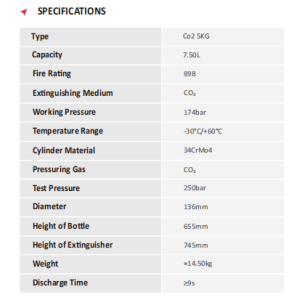 2kg co₂ fire extinguisher